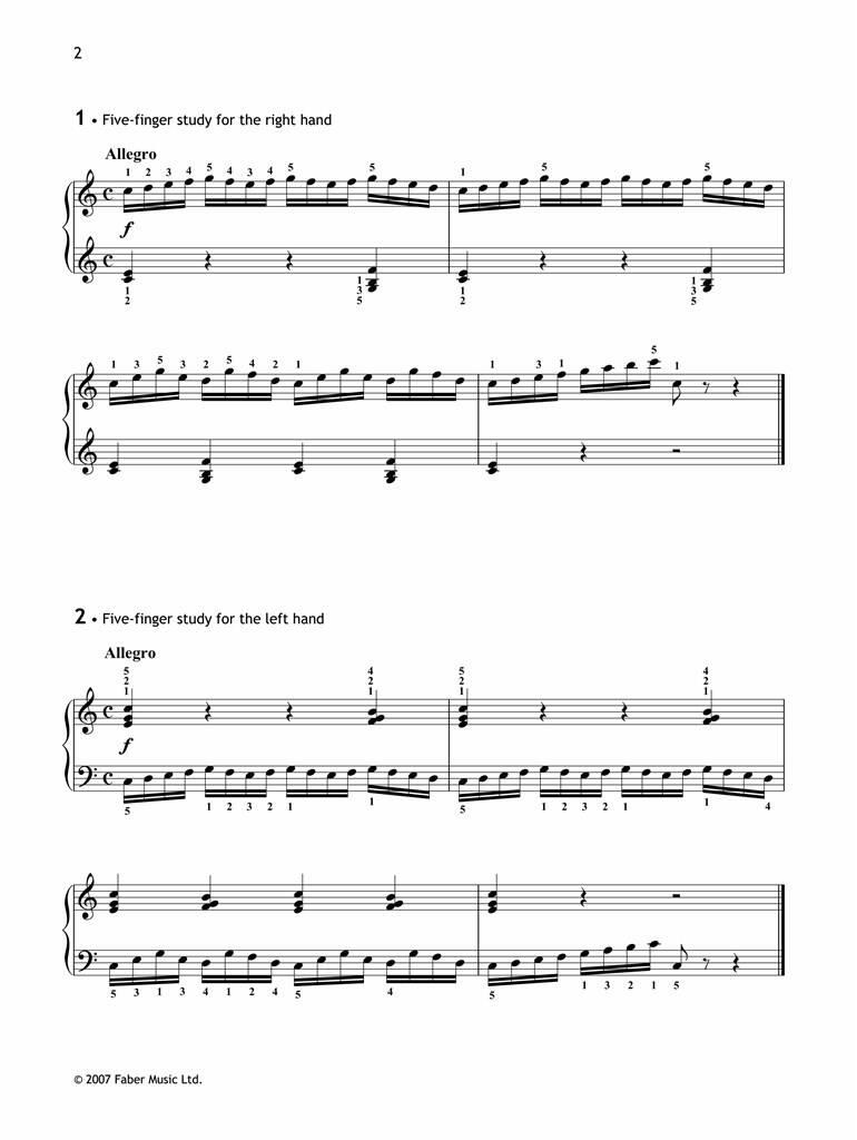 101 Exercises For Piano