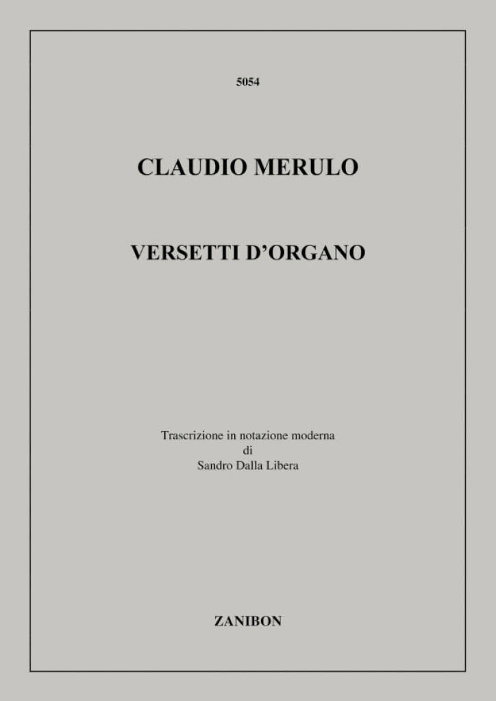 Claudio Merulo: Versetti D'Organo: Orgel