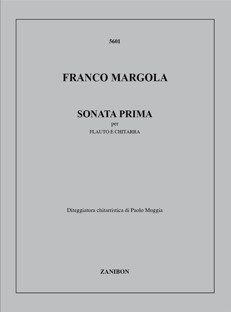 Franco Margola: Sonata prima: Flöte mit Begleitung