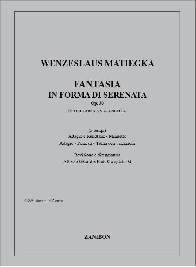 Wenzeslaus Matiegka: Fantasia In Forma Di Serenata Op. 30: Kammerensemble