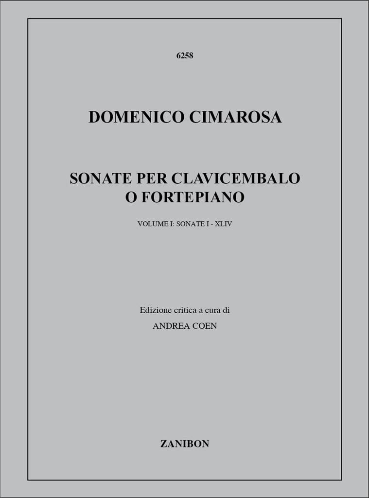 Domenico Cimarosa: 88 Sonate Per Clavicembalo O Fortepiano 1 (1 - 44): Cembalo