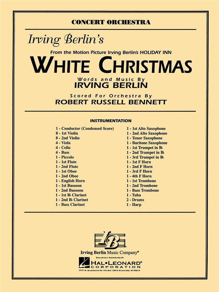 Irving Berlin: White Christmas: (Arr. Roger Bennett): Orchester