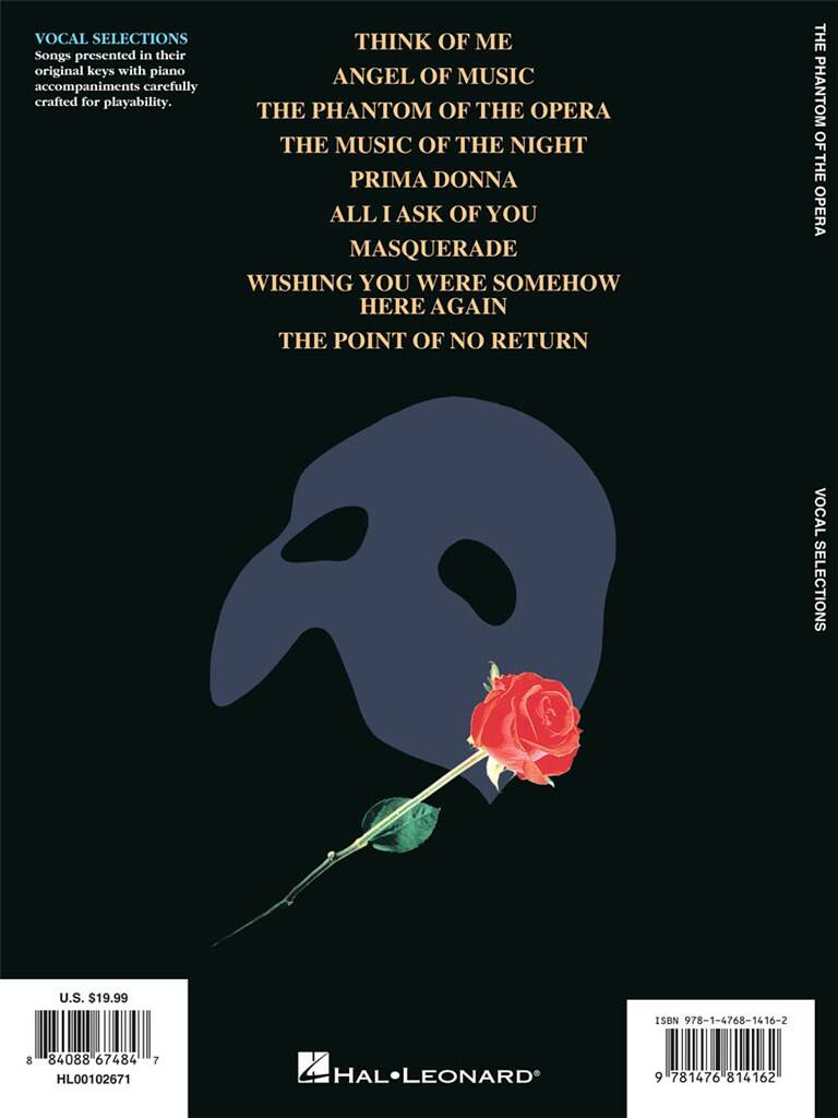 The Phantom of the Opera: Gesang mit Klavier
