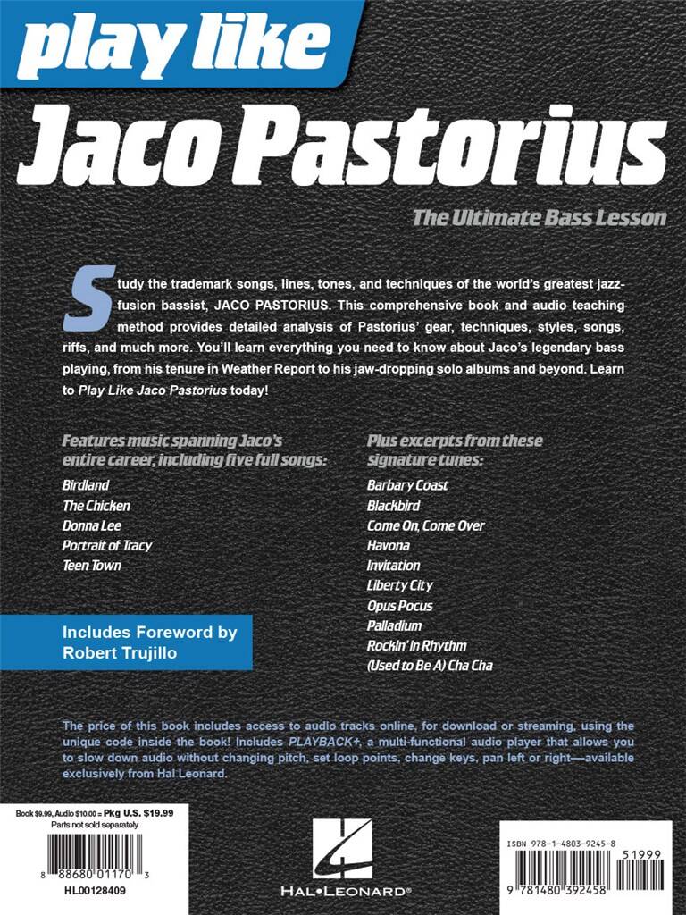 Jaco Pastorius: Play Like Jaco Pastorius: Bassgitarre Solo