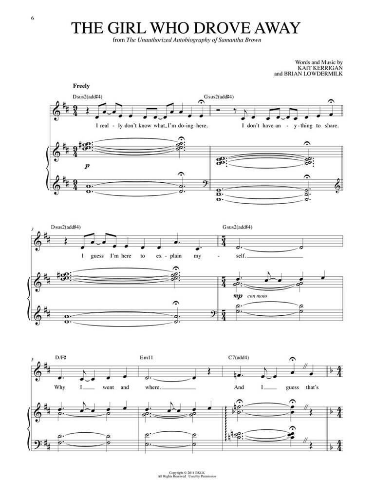 The Kerrigan-Lowdermilk Songbook: Gesang mit Klavier