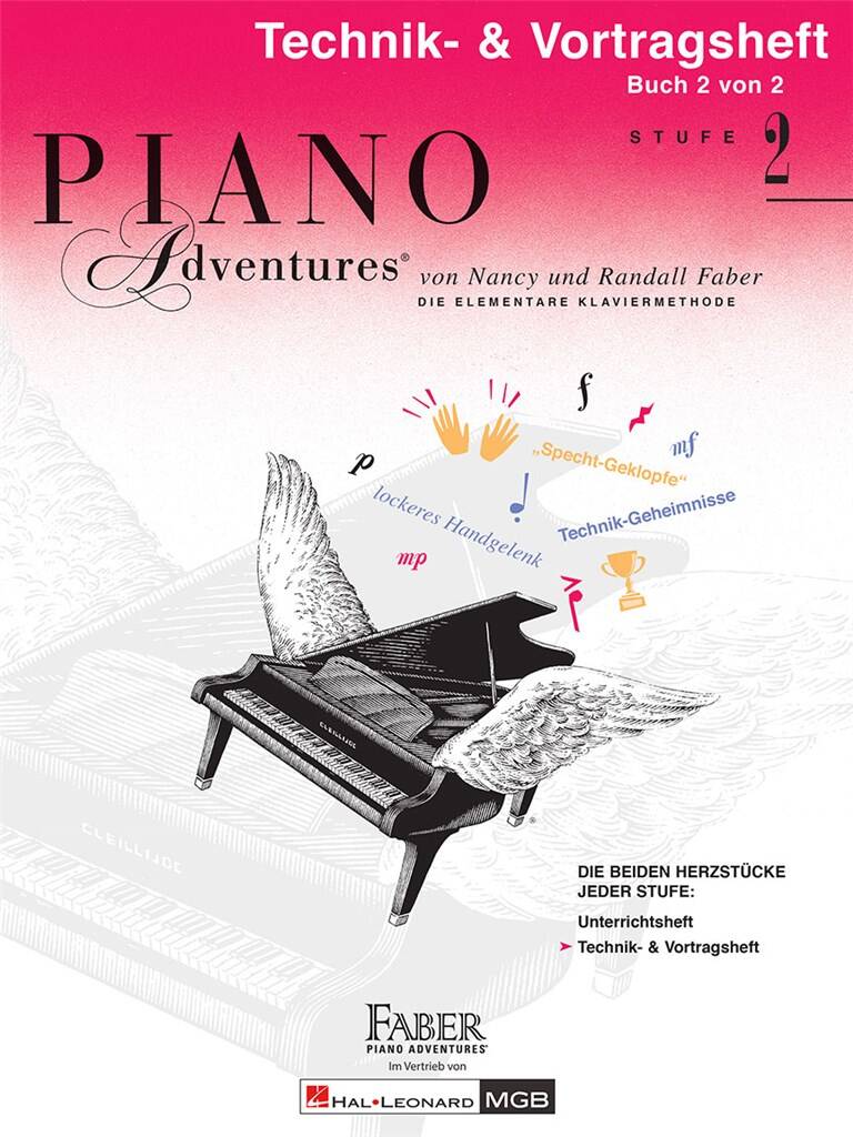 Piano Adventures: Technik- & Vortragsheft Stufe 2