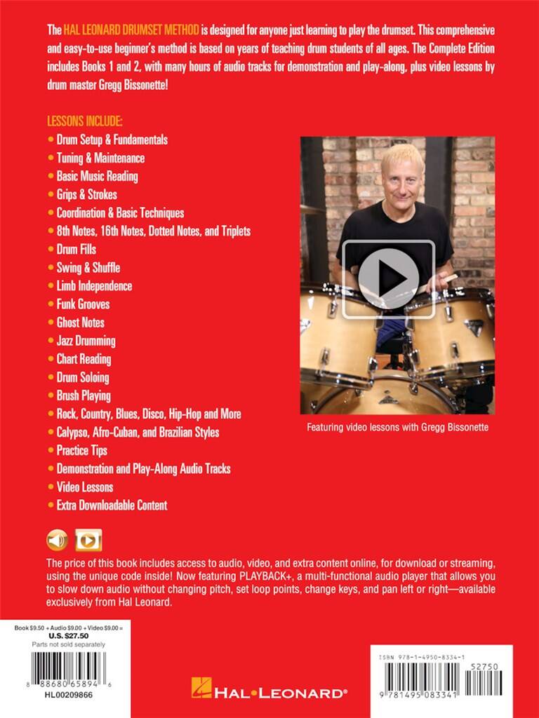 Hal Leonard Drumset Method - Complete Edition