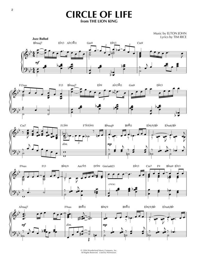 Disney Favorites: Klavier Solo