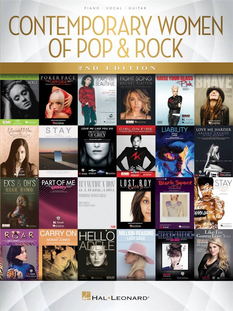 Contemporary Women of Pop & Rock - 2nd Edition: Klavier, Gesang, Gitarre (Songbooks)