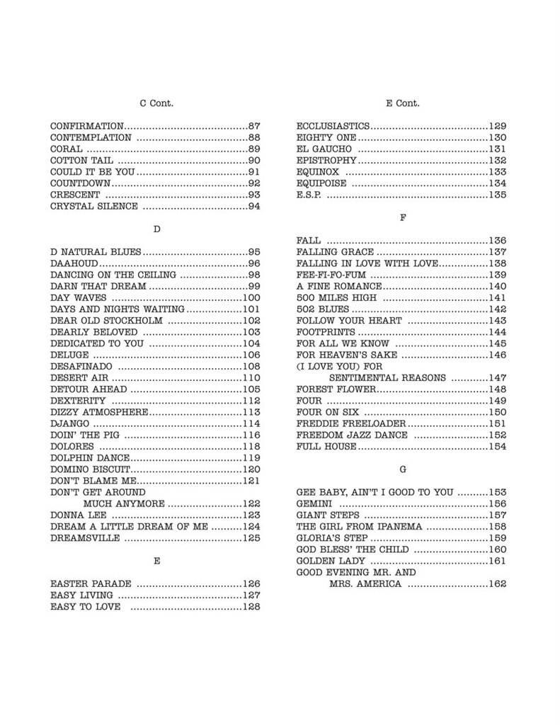 The Real Book - Volume I - Sixth Edition: C-Instrument