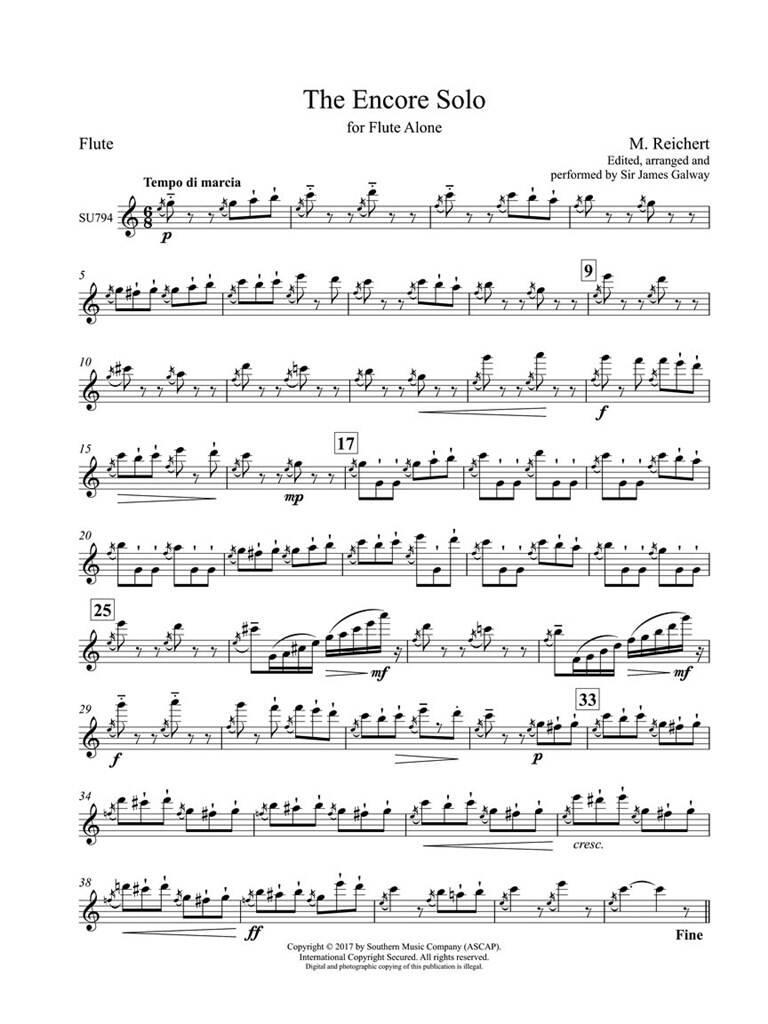 The Encore Solo: (Arr. James Galway): Flöte Solo