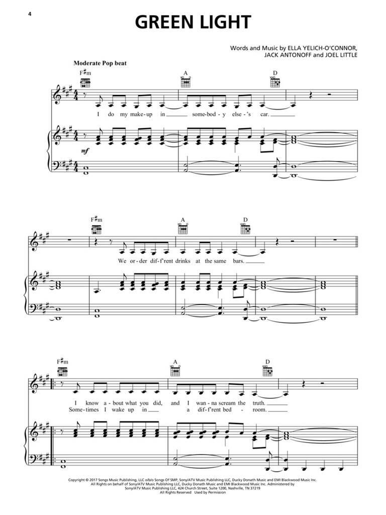 Lorde - Melodrama: Klavier, Gesang, Gitarre (Songbooks)