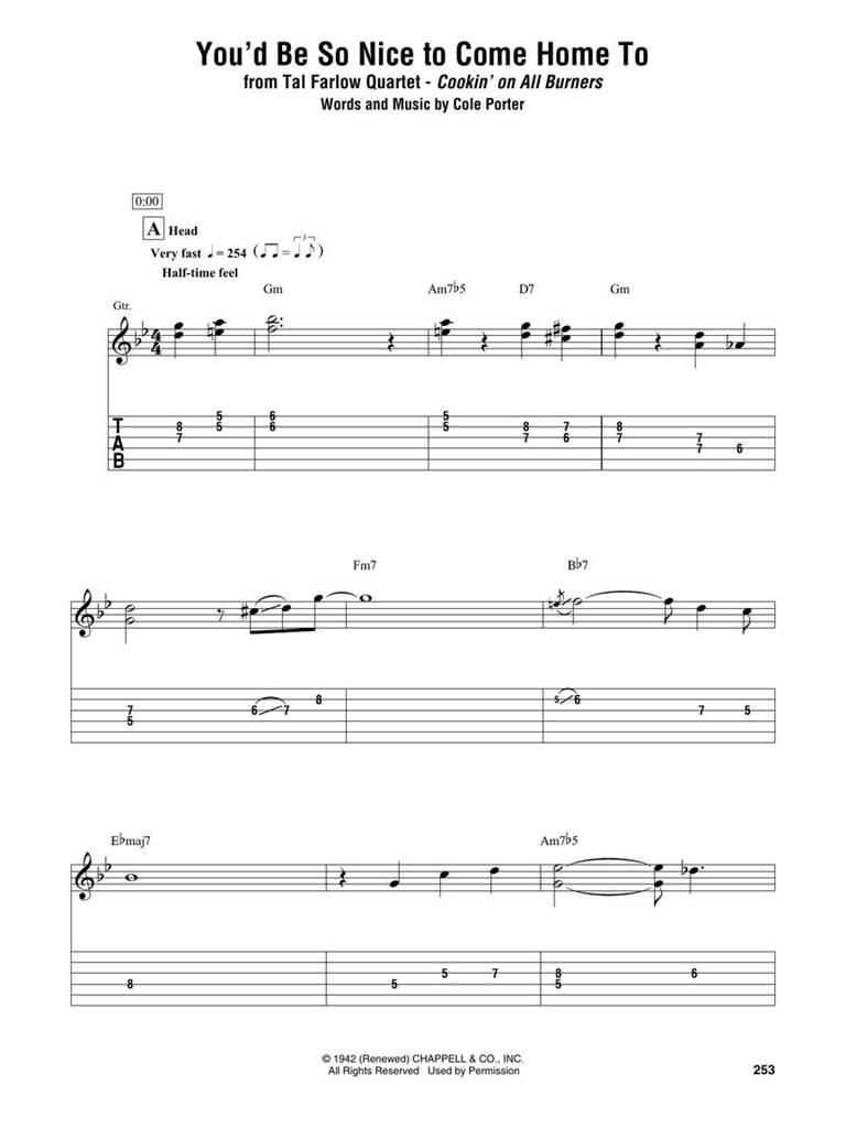 Jazz Guitar Omnibook: C-Instrument