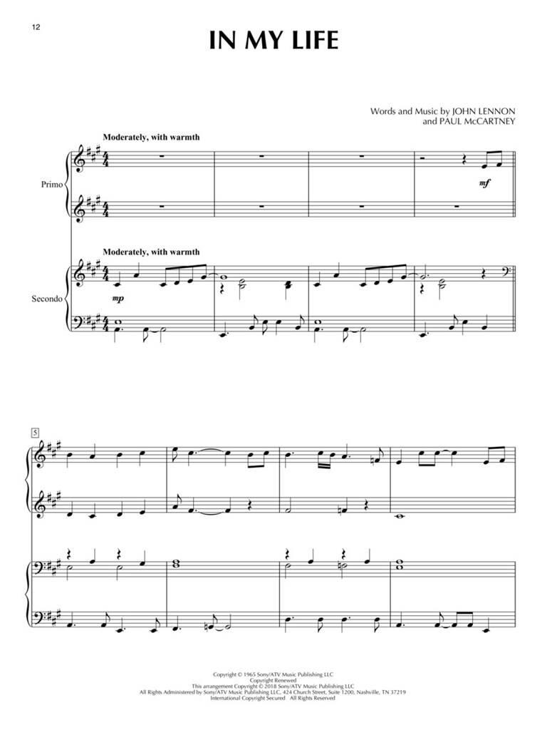 The Beatles: The Beatles for Piano Duet: (Arr. Eric Baumgartner): Klavier vierhändig