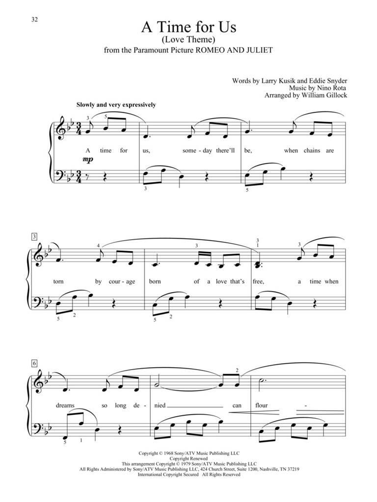 Accent On Timeless Songs: (Arr. William Gillock): Klavier Solo