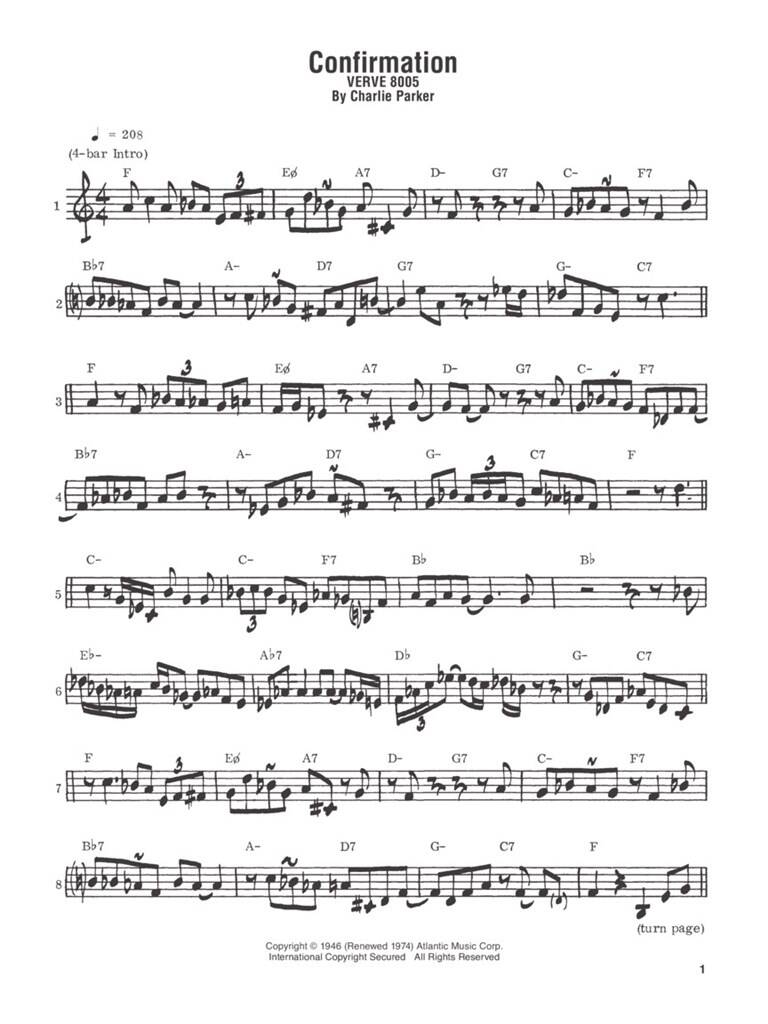 Charlie Parker: Charlie Parker Omnibook - Volume 1: C-Instrument