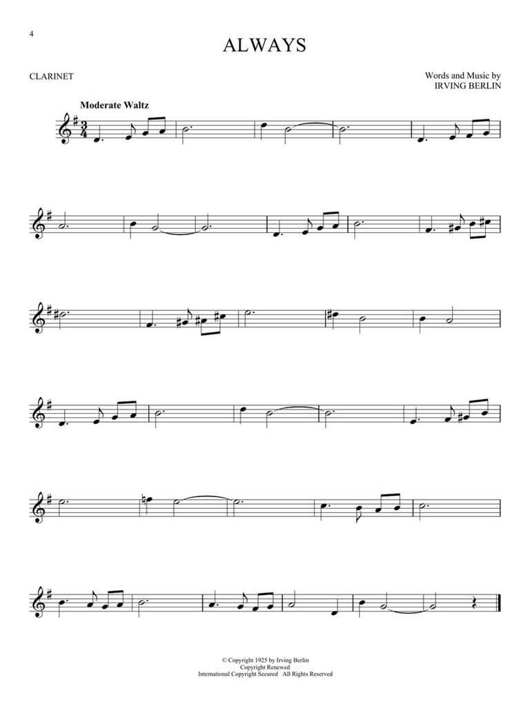 101 Most Beautiful Songs: Klarinette Solo