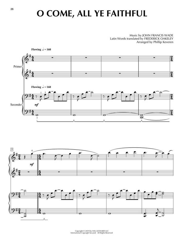 Sacred Christmas Duets: (Arr. Phillip Keveren): Klavier Duett