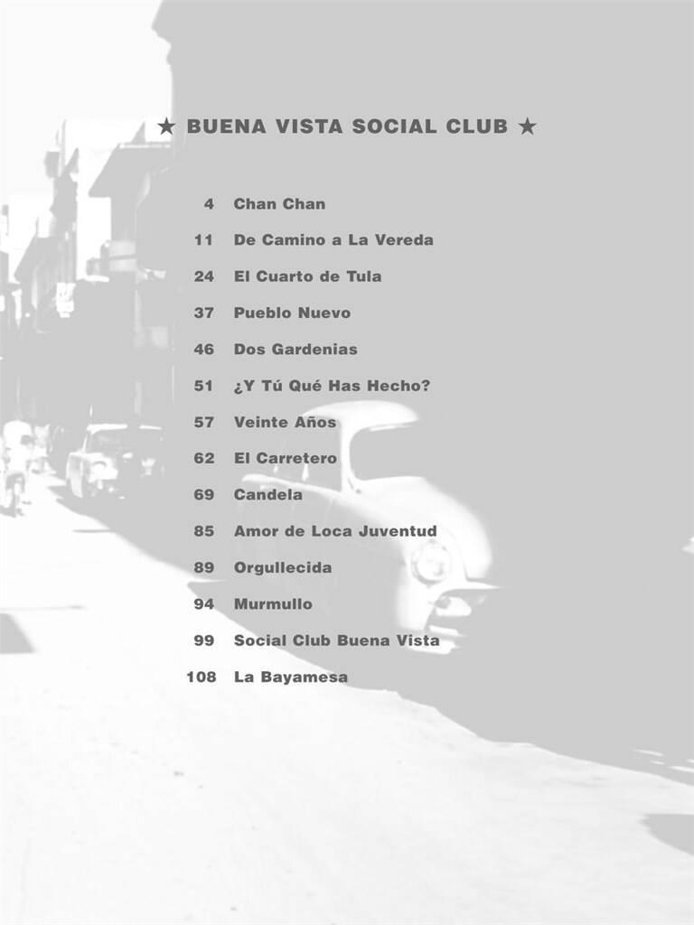 Buena Vista Social Club: Klavier, Gesang, Gitarre (Songbooks)