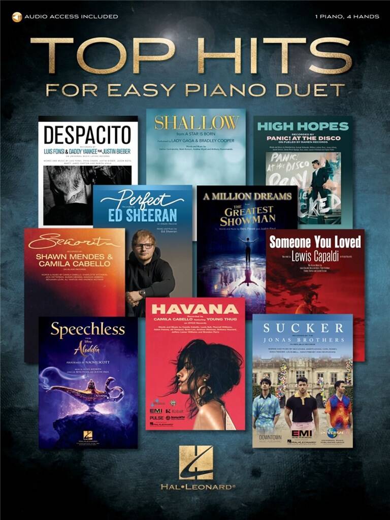 Top Hits for Easy Piano Duet: (Arr. David Pearl): Klavier vierhändig