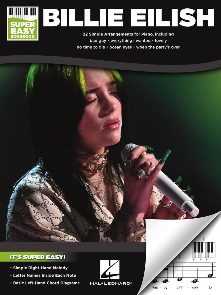 Billie Eilish: Billie Eilish - Super Easy Songbook: Easy Piano