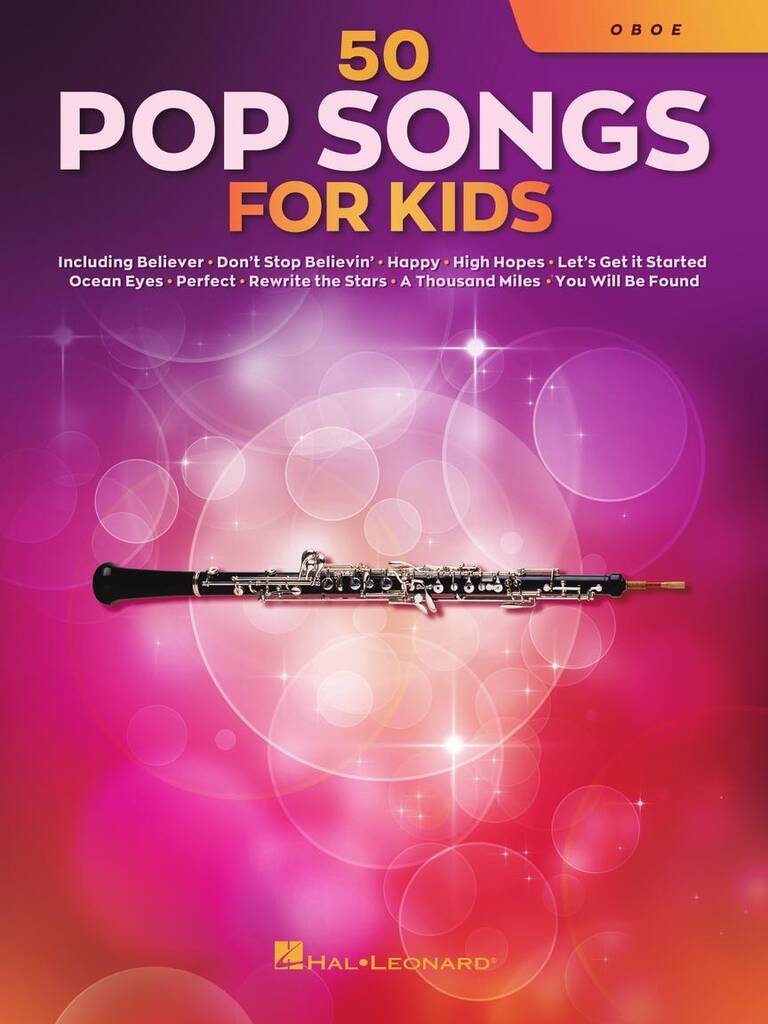 50 Pop Songs for Kids: Oboe Solo