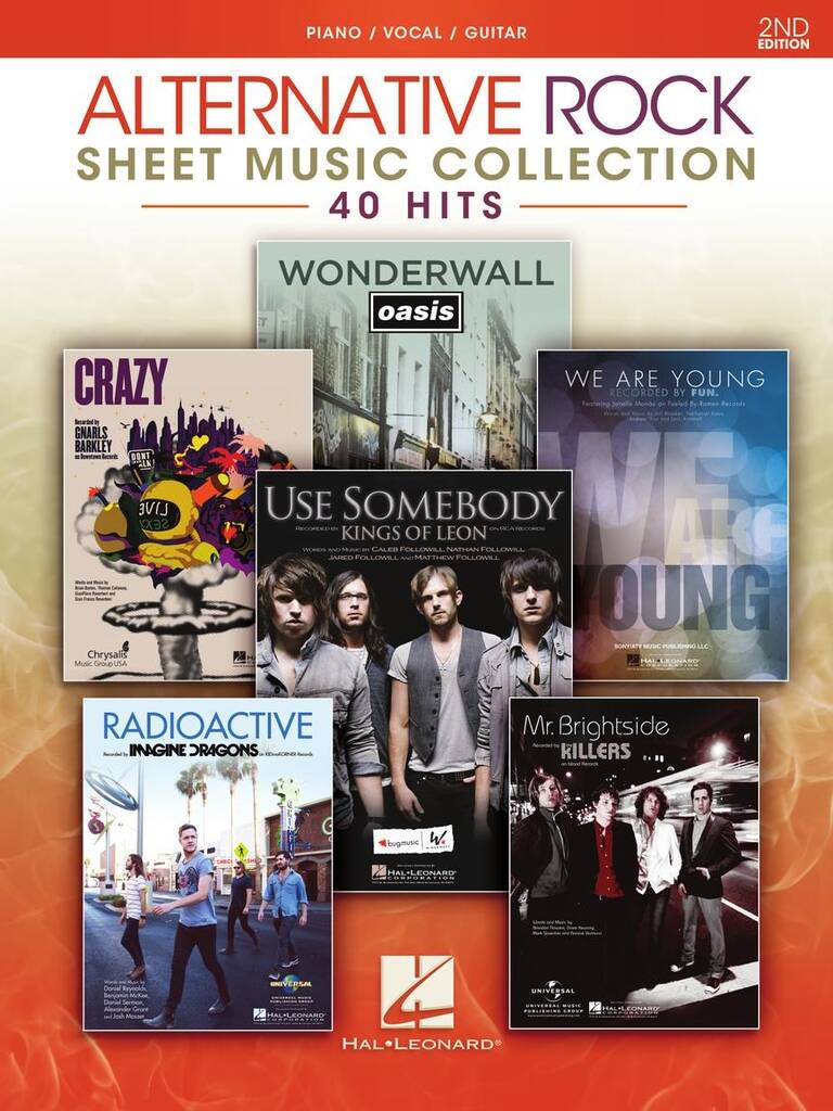 Alternative Rock Sheet Music Collection: Klavier, Gesang, Gitarre (Songbooks)