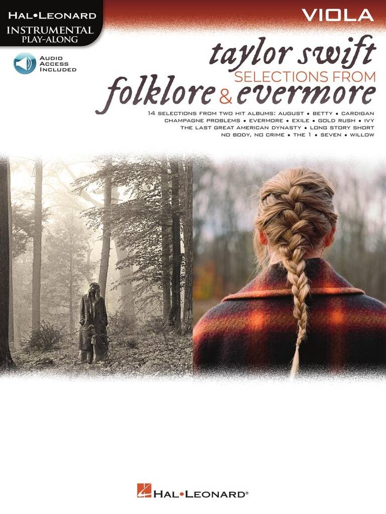 Taylor Swift: Taylor Swift - Selections from Folklore & Evermore: Viola Solo
