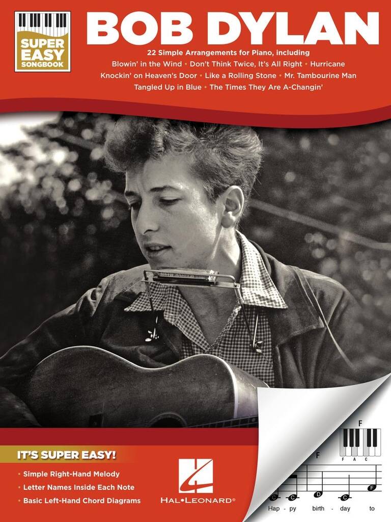 Bob Dylan: Bob Dylan - Super Easy Songbook: Easy Piano