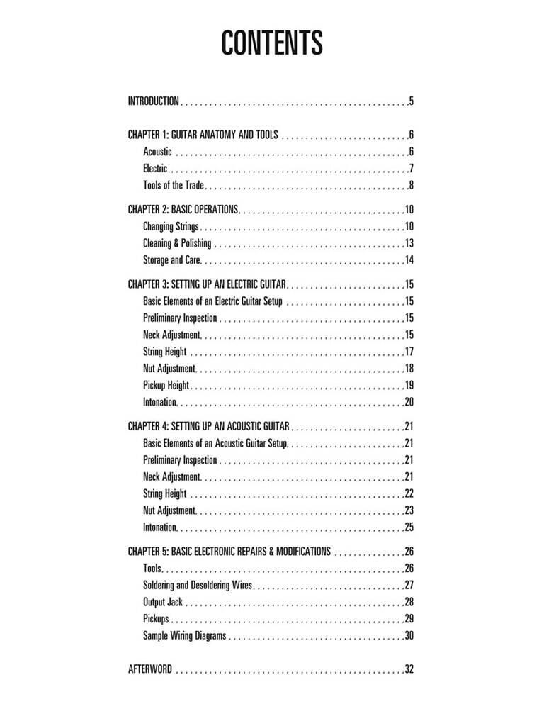 Hal Leonard Guitar Method - Setup & Maintenance