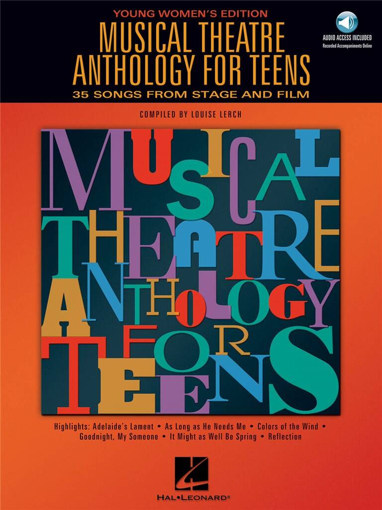 Musical Theatre Anthology For Teens: Gesang mit Klavier