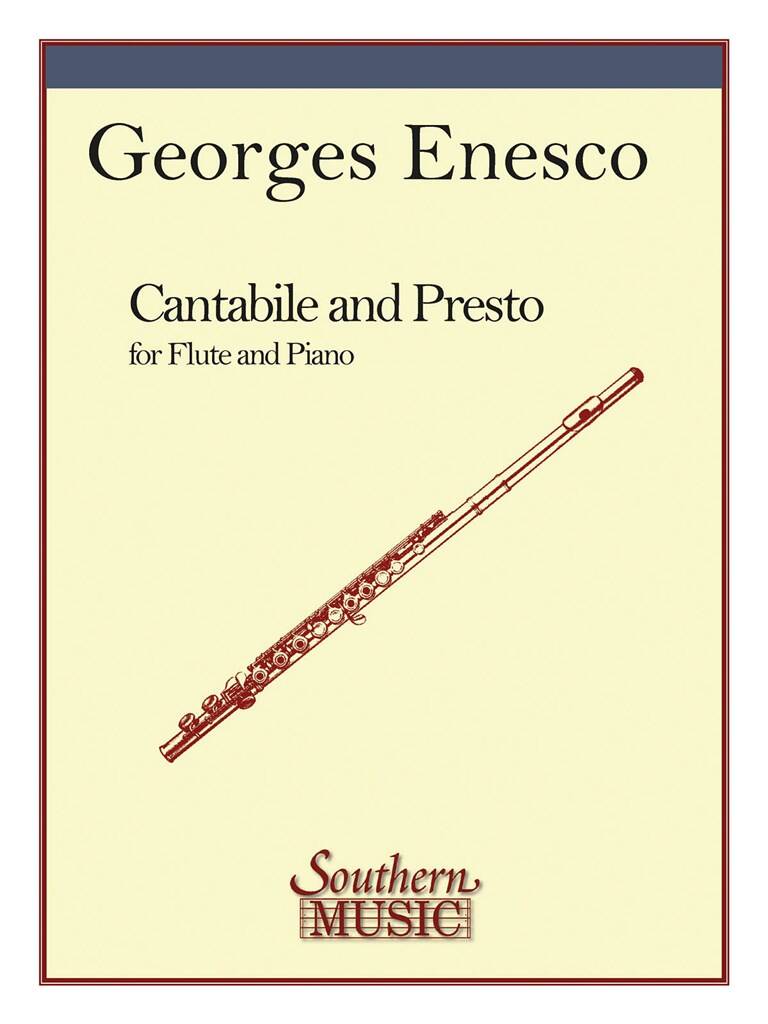 Georges Enesco: Cantabile And (Et) Presto: Flöte mit Begleitung