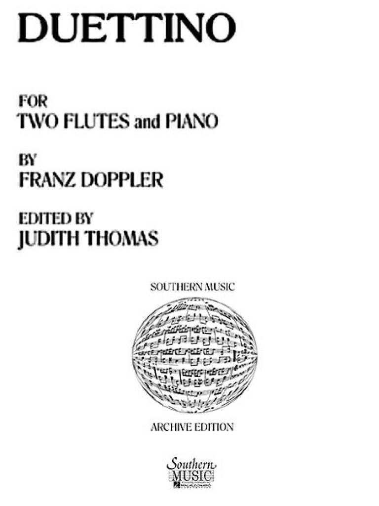 Franz Doppler: Duettino: (Arr. Judith Thomas): Flöte Duett