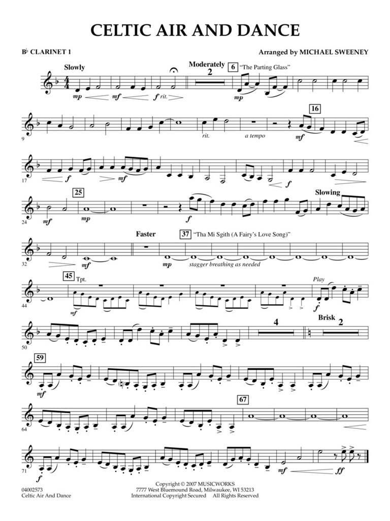 Celtic Air and Dance: (Arr. Michael Sweeney): Blasorchester