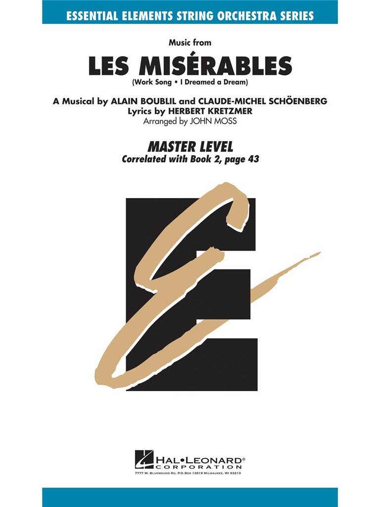 Alain Boublil: Music from Les Misérables: (Arr. John Moss): Streichorchester