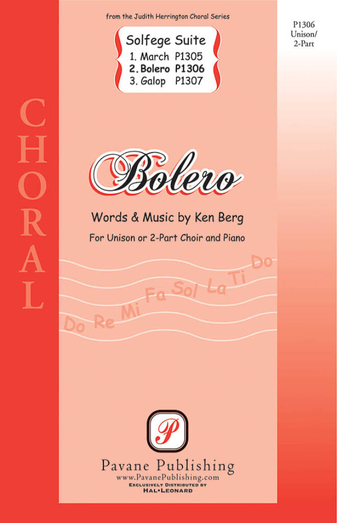 Ken Berg: Bolero: Gemischter Chor mit Begleitung