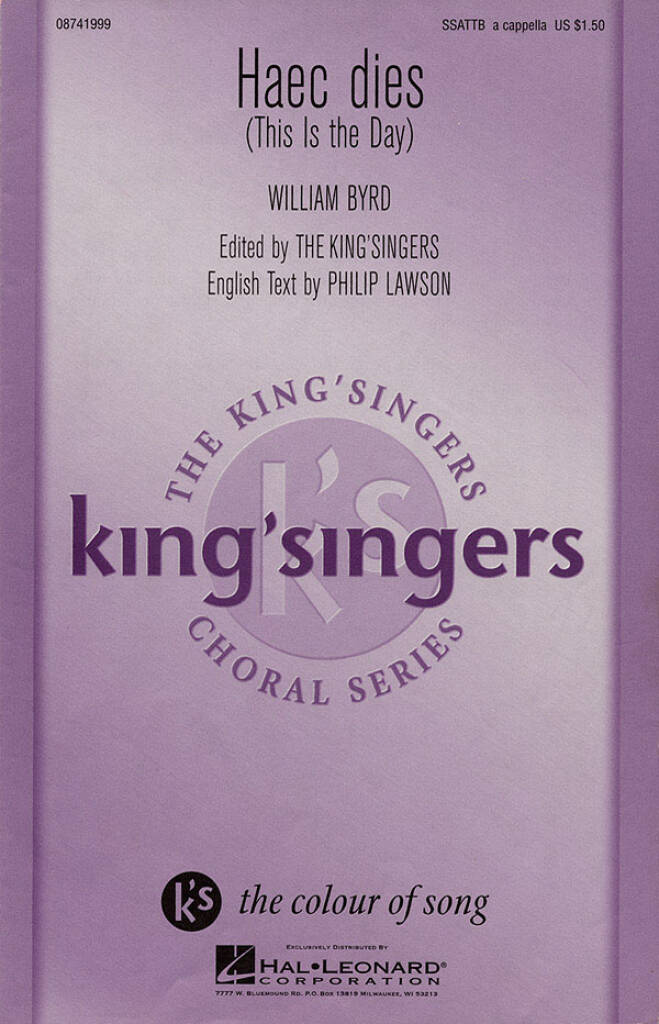 The King's Singers: Haec Dies: Gemischter Chor mit Begleitung