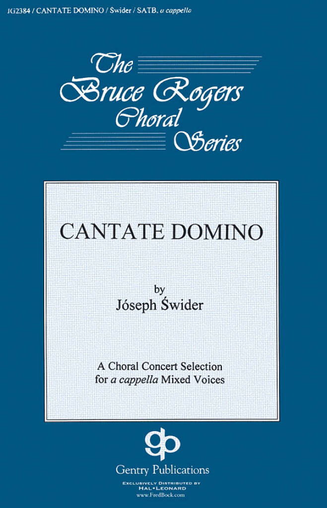 Józef Swider: Cantate Domino: Gemischter Chor mit Begleitung