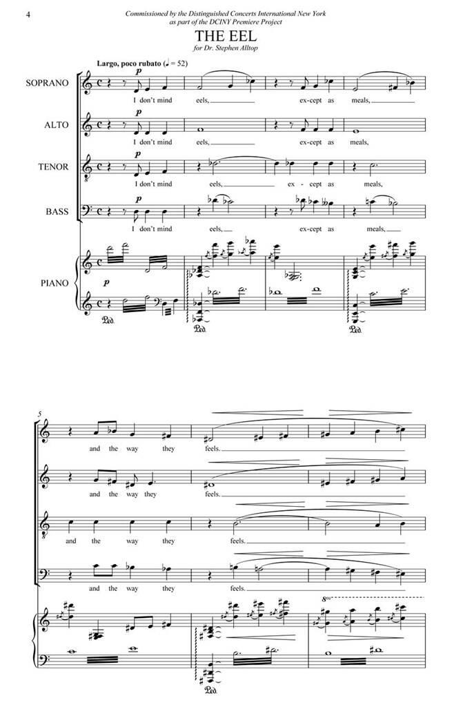 Eric Whitacre: Animal Crackers II: Gemischter Chor mit Begleitung
