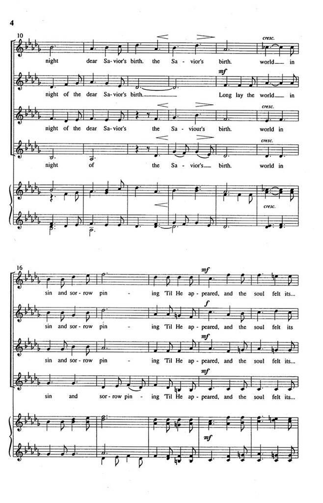 Adolphe Charles Adam: O Holy Night: (Arr. Carl Nygard): Frauenchor A cappella