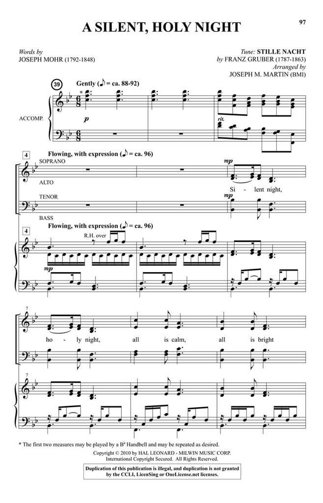 Joseph M. Martin: Winter's Grace: Gemischter Chor mit Begleitung