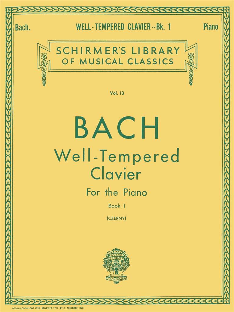 Johann Sebastian Bach: Well Tempered Clavier - Book 1: Klavier Solo