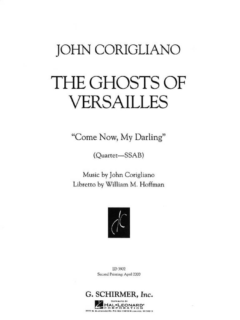 John Corigliano: Come Now My Darling: Gemischter Chor mit Klavier/Orgel