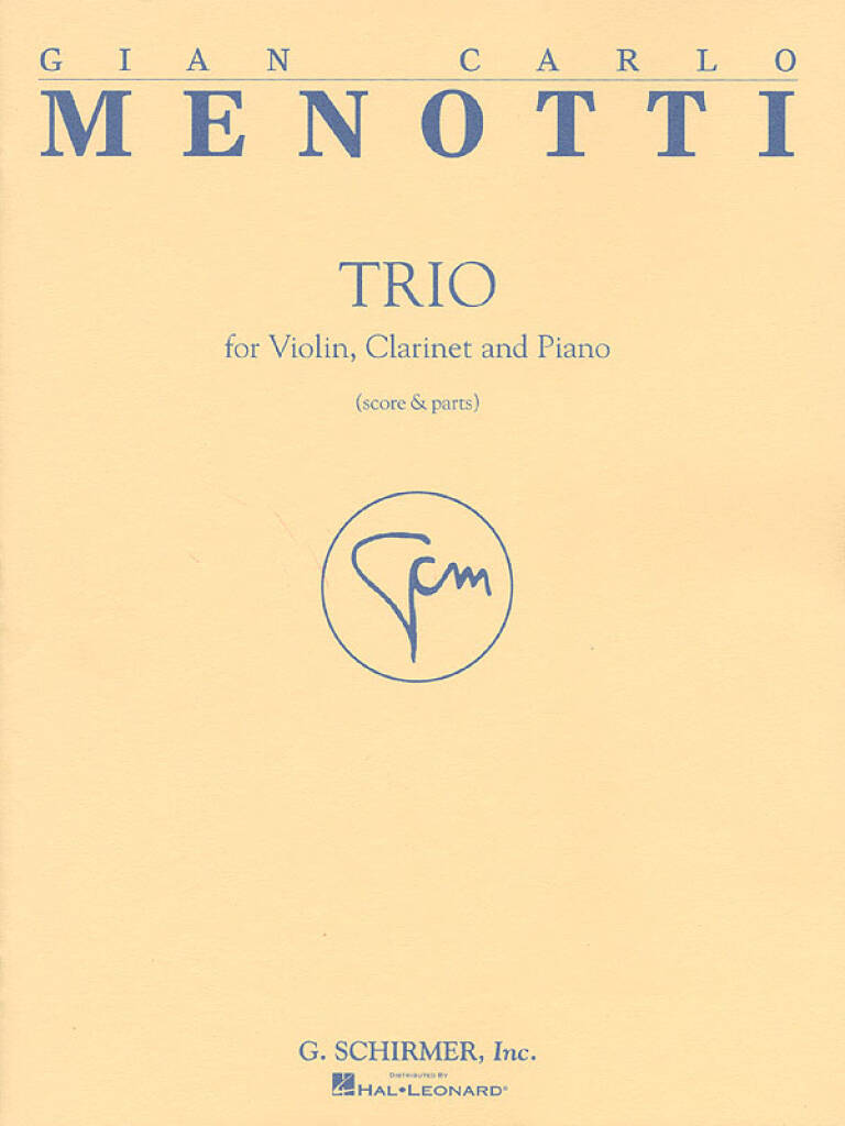 Gian Carlo Menotti: Trio: Kammerensemble