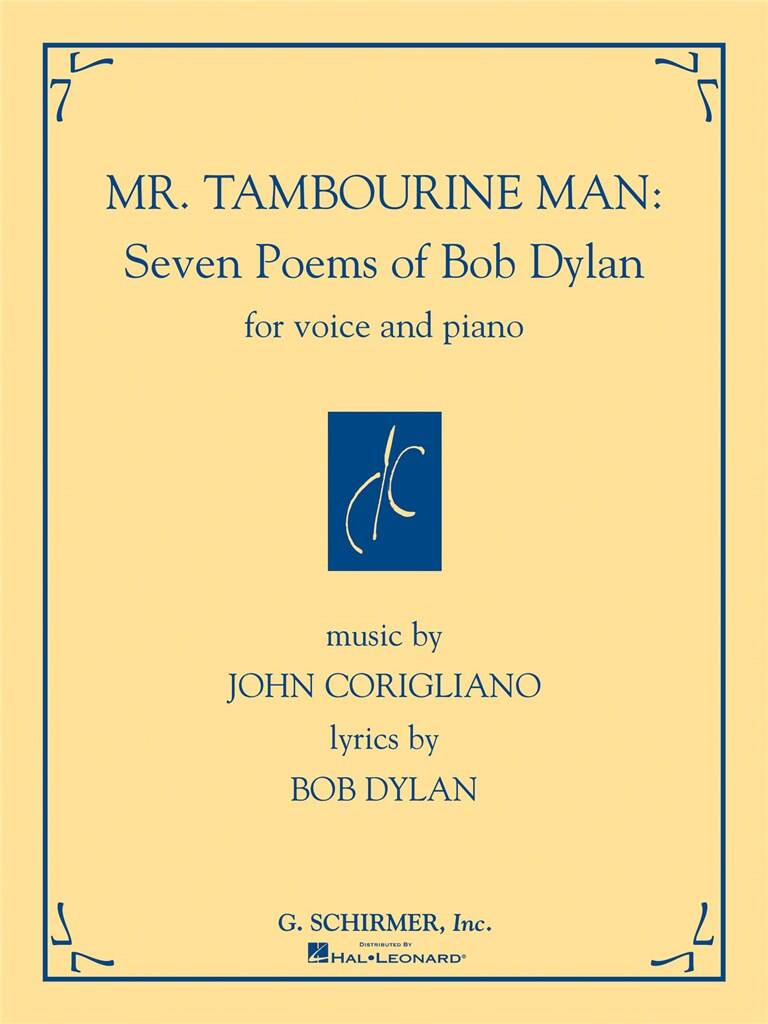 John Corigliano: Mr. Tambourine Man: Seven Poems of Bob Dylan: Gesang mit Klavier