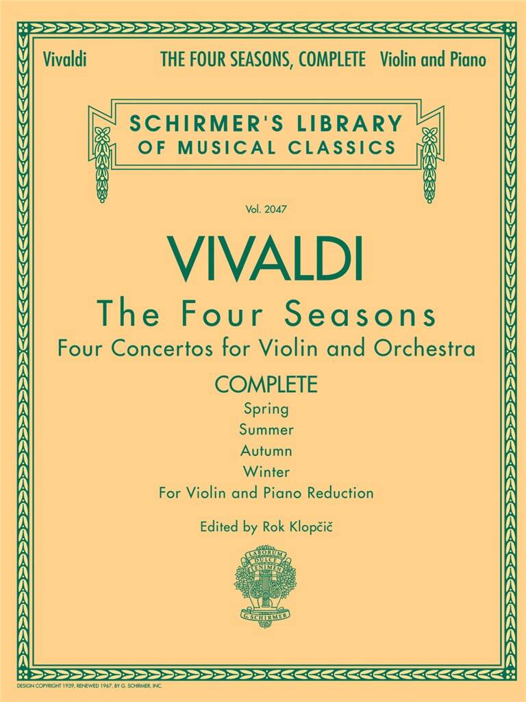 Antonio Vivaldi: The Four Seasons - Complete Edition: Violine mit Begleitung