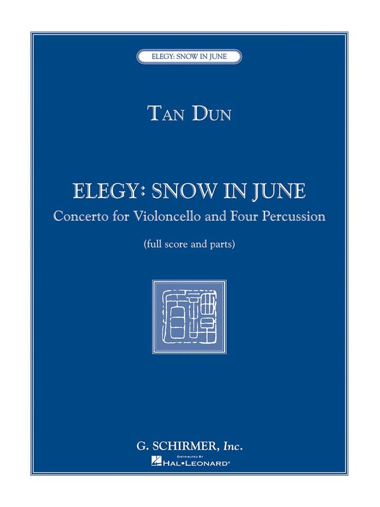 Tan Dun: Elegy: Snow in June: Kammerensemble