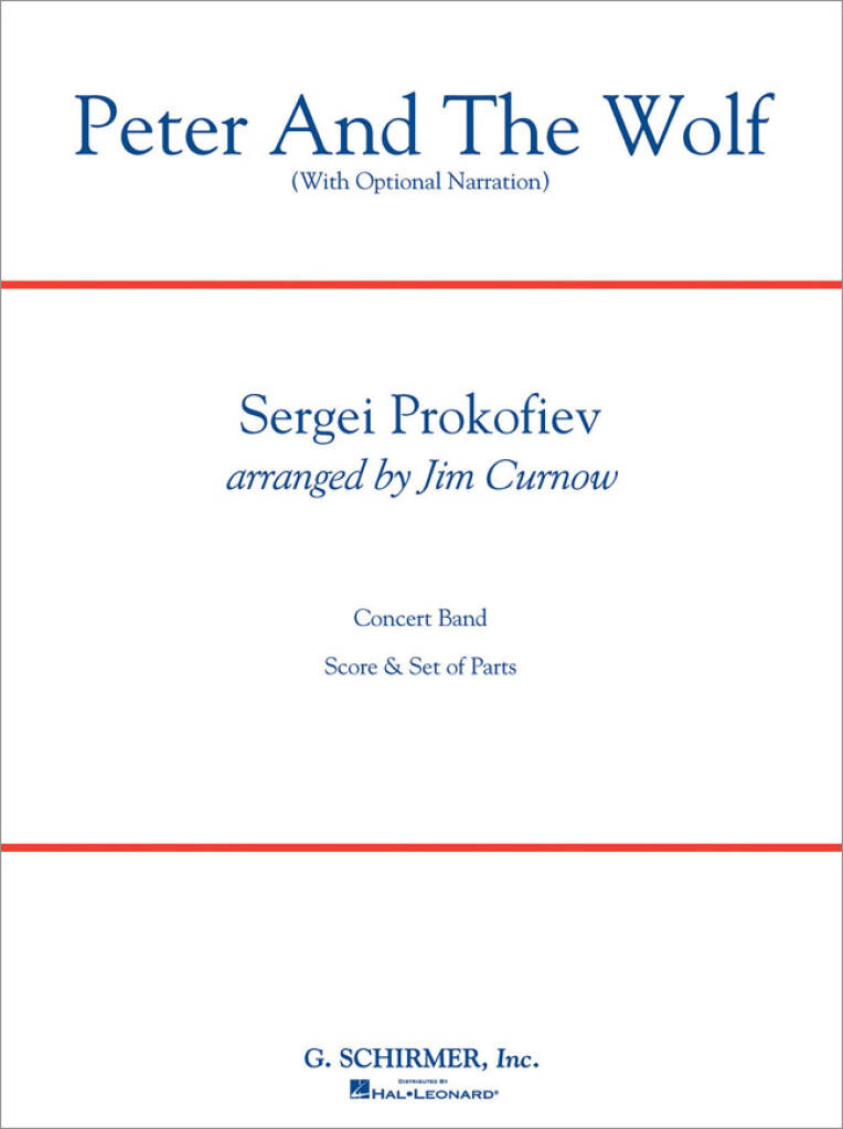 Sergei Prokofiev: Peter And The Wolf: (Arr. James Curnow): Blasorchester mit Solo