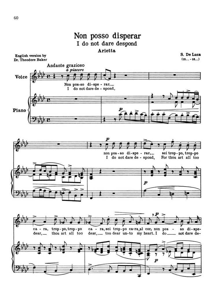 24 Italian Songs & Arias Complete: Gesang Duett