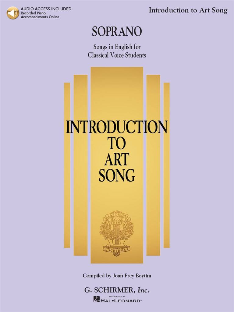 Introduction to Art Song for Soprano: Gesang Solo